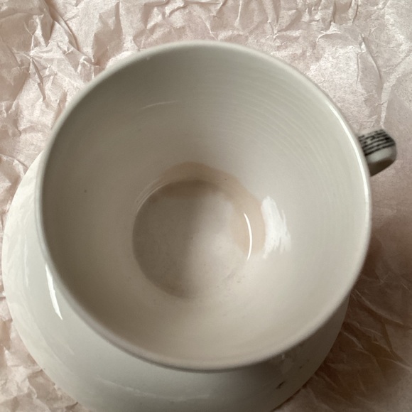 Upslsa Ekeby Gefel Sweden Cup & Saucer Lillemor black/white - Picture 7 of 11